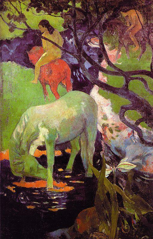 The White Horse r, Paul Gauguin